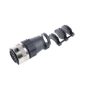 ITT Cannon 192 Straight Circular Connector Backshell Strain Relief, Nylon, 23 Contacts, QM Range, Female, Black 192991-0516
