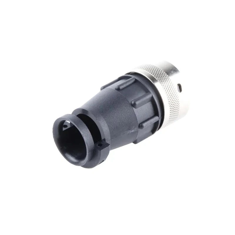 ITT Cannon 192 Straight Circular Connector Backshell Strain Relief, Nylon, 23 Contacts, QM Range, Female, Black 192991-0516