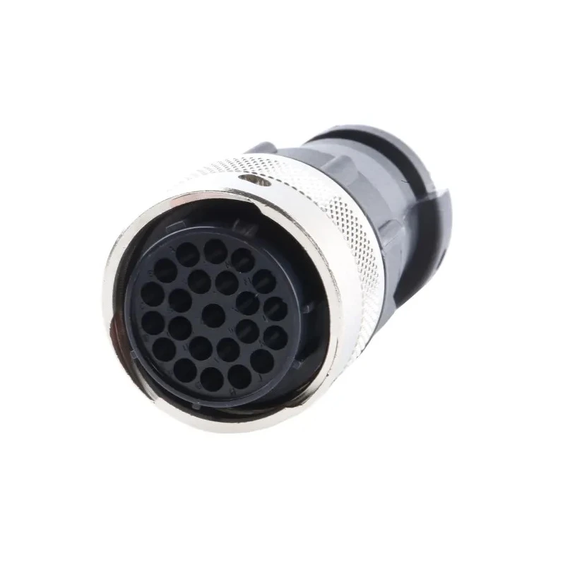 ITT Cannon 192 Straight Circular Connector Backshell Strain Relief, Nylon, 23 Contacts, QM Range, Female, Black 192991-0516