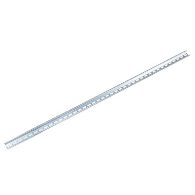 RS PRO Steel Slotted DIN Rail, Cold Rolled Zinc-Coated, 1m x 35mm x 15mm 467-428