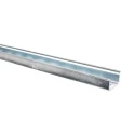 RS PRO Steel Slotted DIN Rail, Cold Rolled Zinc-Coated, 1m x 35mm x 15mm 467-428