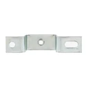 RS PRO TS Series Square Bracket, For Top Hat DIN Rail, Zinc Coated Mild Steel, 20mm Height, Grey 467-383