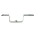 RS PRO TS Series Square Bracket, For Top Hat DIN Rail, Zinc Coated Mild Steel, 20mm Height, Grey 467-383