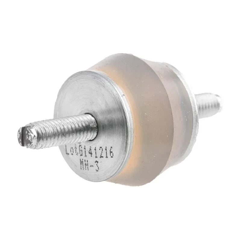 Taica Anti-Vibration Mount Male to Male Bobbin, Silicone, M6 Thread, 14 kg Compression, 6 mm Bore, 30 mm OD, 58 mm MN-3