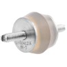 Taica Anti-Vibration Mount Male to Male Bobbin, Silicone, M6 Thread, 14 kg Compression, 6 mm Bore, 30 mm OD, 58 mm MN-3