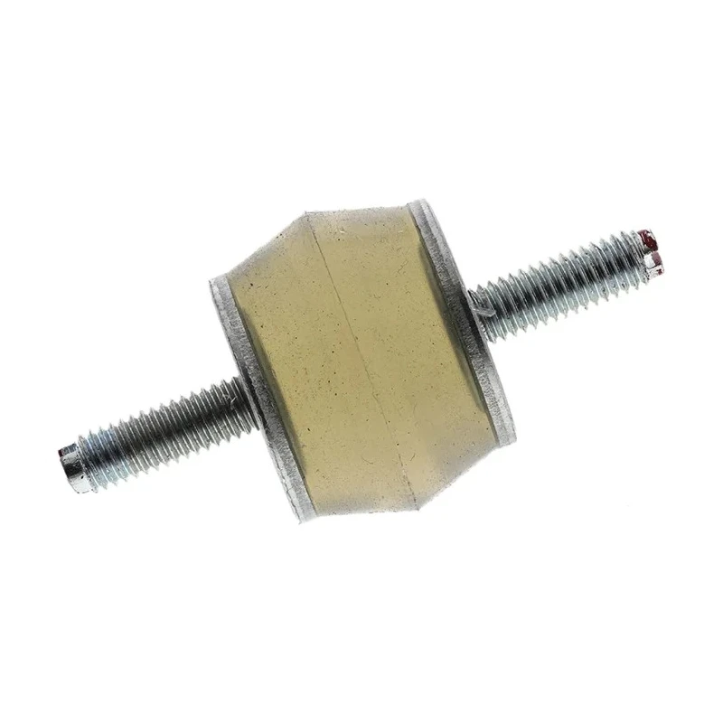 Taica Anti-Vibration Mount Male to Male Bobbin, Silicone, M6 Thread, 14 kg Compression, 6 mm Bore, 30 mm OD, 58 mm MN-3