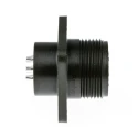 Amphenol Industrial MIL Spec Circular Connector, Copper Alloy Box Mount, 6 Female Contacts, IP67 MS3102A