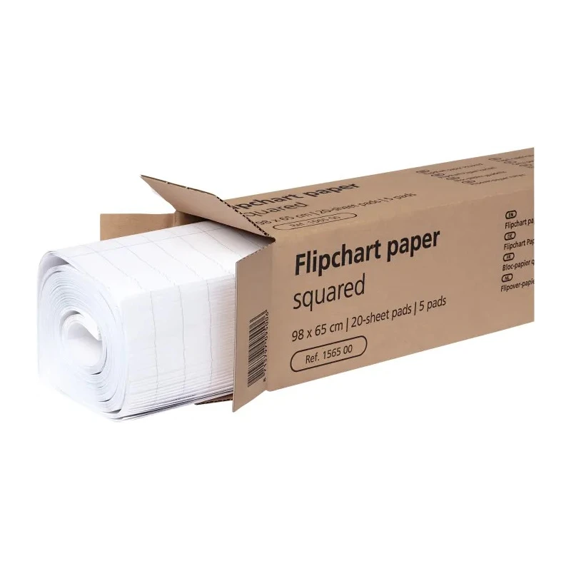 Legamaster Graph A1 Flip Chart 20 Sheets, Grid Paper, 98 x 65 cm, FSC, Micro-Perforated, 1565-00
