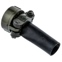 Amphenol Industrial Cable Clamp, Size 18, Die-Cast Zinc, Olive Drab, 97 Series 97-3057-1010-1