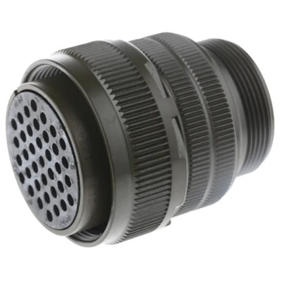 Amphenol Industrial MIL Spec Circular Connector 37 Way Copper Alloy IP67 500/700V Straight Cable Mounted MS3106A