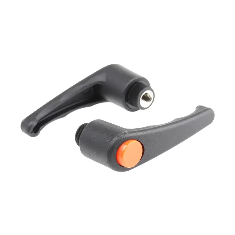 RS PRO Stainless Steel Clamping Lever, M8 x 12 mm, Thermoplastic Handle, Black 478-210