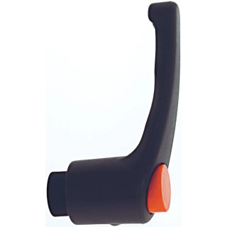 RS PRO Steel Clamping Lever, Female Thread, M5 x 10 mm, Thermoplastic Handle, 43 mm Length 478-232