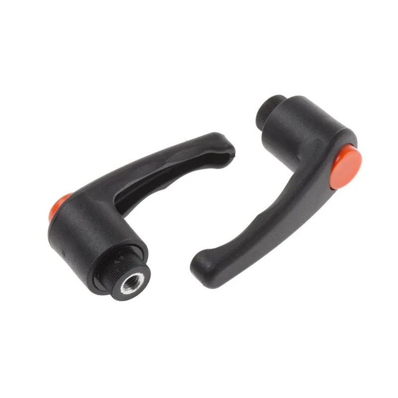 RS PRO Steel Clamping Lever, M6 Thread, 12 mm Length, Thermoplastic Handle, Female, 65 mm Overall Length 478-248