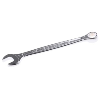 Facom Combination Spanner 4 to 41 mm, Satin Chrome Finish, 180 mm Length, 12-Point, 15° Offset, Metric 440.14