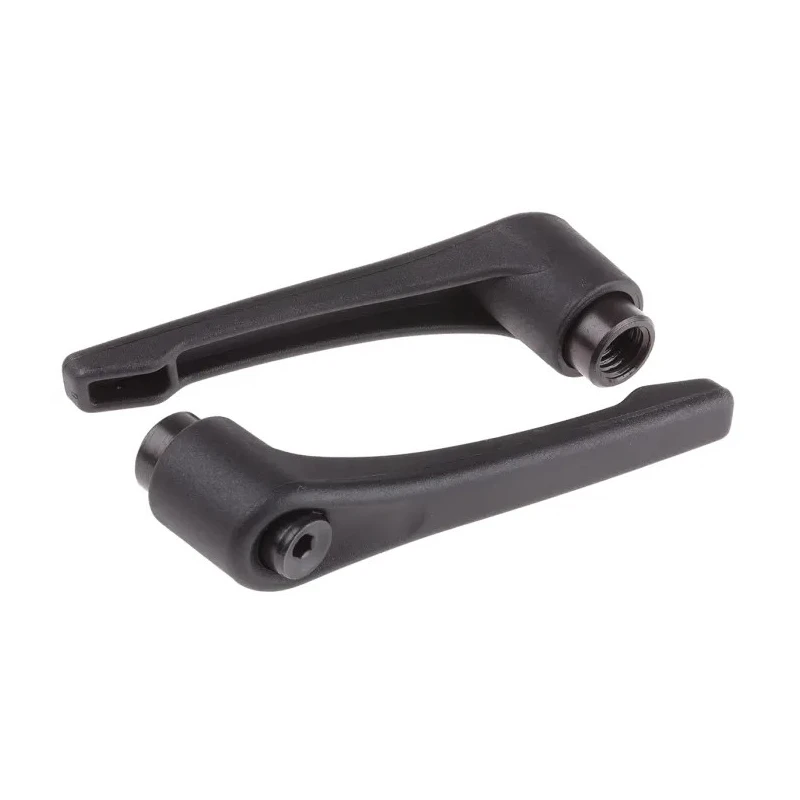 RS PRO Steel Clamping Lever, Fibreglass Reinforced Nylon Handle, Female M12 Thread, 12mm Insert, 83mm Length 478-765