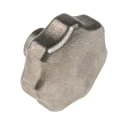 RS PRO Silver 304 Stainless Steel Multiple Lobes Clamping Knob, M6 Threaded Through Hole 478-939