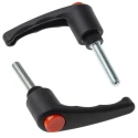 RS PRO Stainless Steel Clamping Lever M8 x 40 mm, Thermoplastic Handle, Steel Shaft, 478-945
