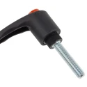 RS PRO Stainless Steel Clamping Lever M8 x 40 mm, Thermoplastic Handle, Steel Shaft, 478-945