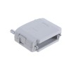 RS PRO Polyethylene Terephthalate Straight D-Sub Backshell, 25 Way, Size B, Grey 480-181