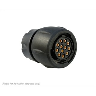 Souriau Sunbank by Eaton Circular Connector 12 Contacts, Cable Mount, Female Socket, IP68/IP69K, Standard UTS6GN1412S