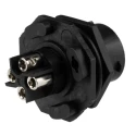 Souriau Sunbank by Eaton Circular Connector, 4 Contacts, Panel Mount, Plug, Female, IP68/IP69K, Screw UTS7124SSCR