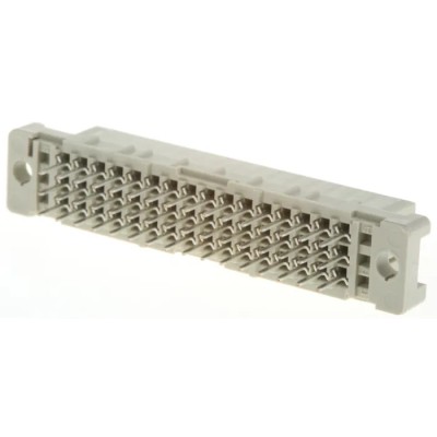 HARTING DIN 41612 Connector, 48 Way, 2.54 mm Pitch, Type Through Hole, C/2, Class C2, Solder, 3 Row Female 09232486825
