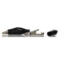 RS PRO Black Crocodile Clip Nickel Plated Steel, 5A, Insulated, 8mm Jaw Opening 483-859