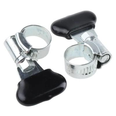 HI-GRIP Steel Wing Worm Drive Hose Clip 12 mm ID, Zinc Plated Steel, Wing Bolt, WSZC12BG
