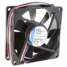 ebm-papst Axial Fan , 24V DC, 33 m³/h Air Flow, 700 mW, 80x80x25 mm, IP20, Sleeve Bearing