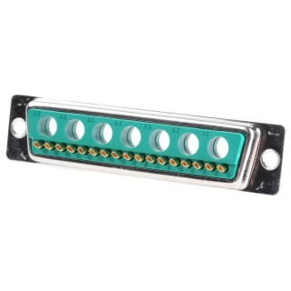 FCT from Molex 24 Way Straight Panel Mount D-Sub Connector Male FM24W7P-K120 / 1731070069
