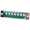 FCT from Molex 24 Way Straight Panel Mount D-Sub Connector Male FM24W7P-K120 / 1731070069
