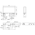 RS PRO PCB Power Relay, 12V DC Coil, 6A Switching Current, SPDT, Silver Alloy Contacts 0476634P