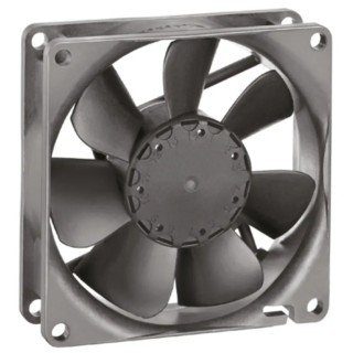 ebm-papst Axial Fan 24V DC 1.4W 58m³/h 80x80x25mm Sleeve Bearing Backward Curve IP20 