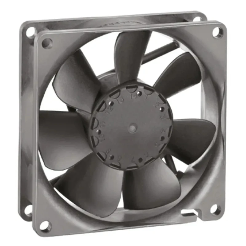 ebm-papst Axial Fan 24V DC 1.4W 58m³/h 80x80x25mm Sleeve Bearing Backward Curve IP20 