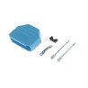 MH Connectors MHDPPK-SLIM Series Polyamide Straight D-Sub Backshell, 25 Way, Blue, Strain Relief MHDPPK25-B-K