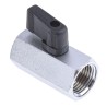RS PRO Chrome Plated Brass Hydraulic Ball Valve, Threaded G, 1/2 Inch, 30 Bar, Mini, S35 Series 486-350