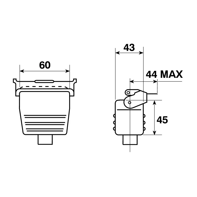 EPIC Heavy Duty Power Connector 6 Way 16A H-BE 10014000+10014000+10191000