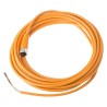 ifm electronic Sensor Actuator Cable 4 Way Female M12 Connector, 5 m, Polyvinyl Chloride Jacket, Orange, EVT001