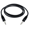 Hirschmann Test & Measurement Silicone Test Lead, 10A, 60V DC, Black, Straight Male Connectors, 1m Lead Length 973388300