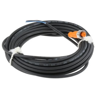 ifm electronic Sensor Actuator Cable 10m M12 Female to Unterminated Free End Polyurethane EVC003