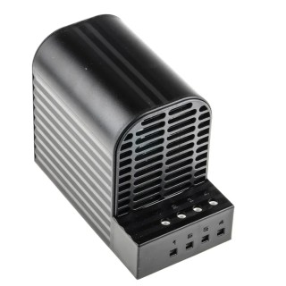 STEGO Enclosure Heater 120V AC/DC, 240V AC/DC, 50W, DIN Rail Mount, Touch-Safe 06000.0-00