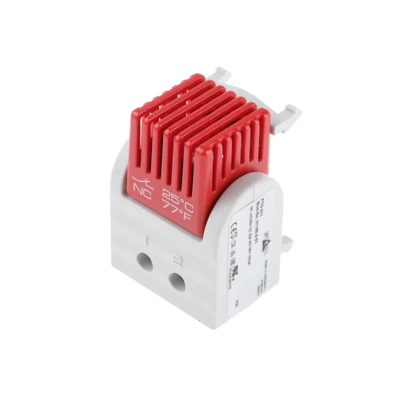 STEGO NC Enclosure Thermostat 120V AC, 250V AC, -45°C to 70°C, DIN Rail, Tamperproof 01160.0-01