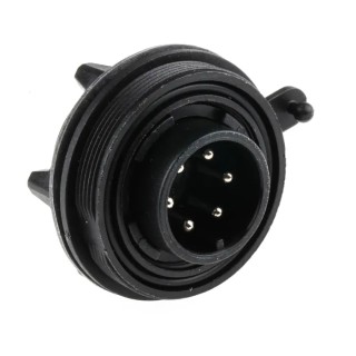 Bulgin Circular Connector 6 Contacts Panel Mount Plug Male IP68 IP69K Standard Buccaneer PX0738/P