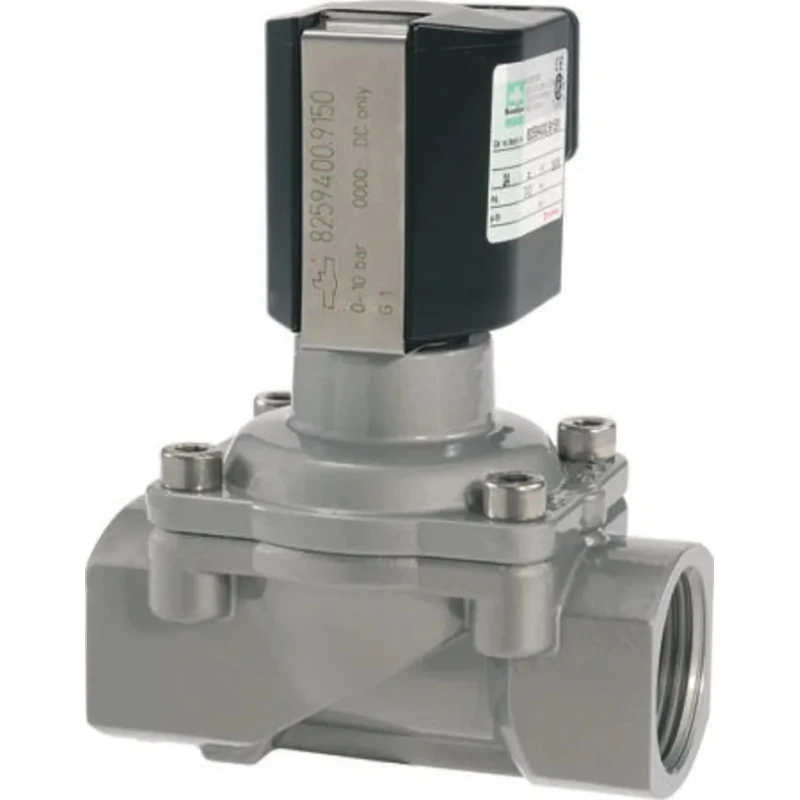 Buschjost Solenoid Valve, 2 Port, Normally Closed, 230V AC, G1/2 Thread, 316 Stainless Steel, 16 bar 8259200.9154.23049