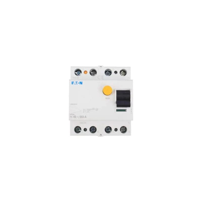 Kopp PXF-A Series Residual Current Circuit Breaker 40A, 3+N-Pole, 30mA, Type A, 500A, 400V AC, DIN 236776 PXF-40/4/003-A