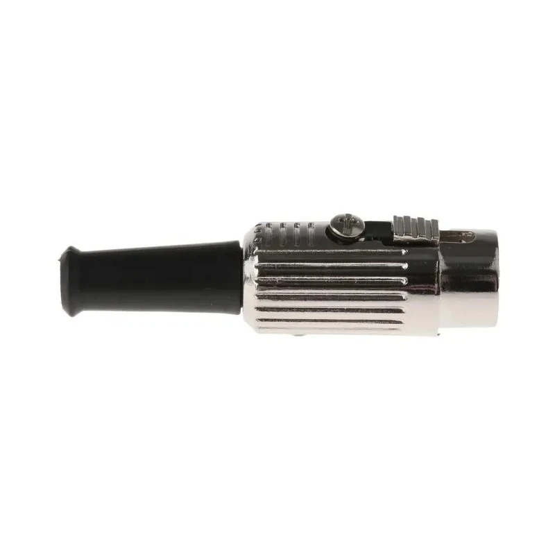 RS PRO YE-118XM 3 Pole Straight Standard DIN Plug 100V AC 4A Push Lock Cable Male 491-112
