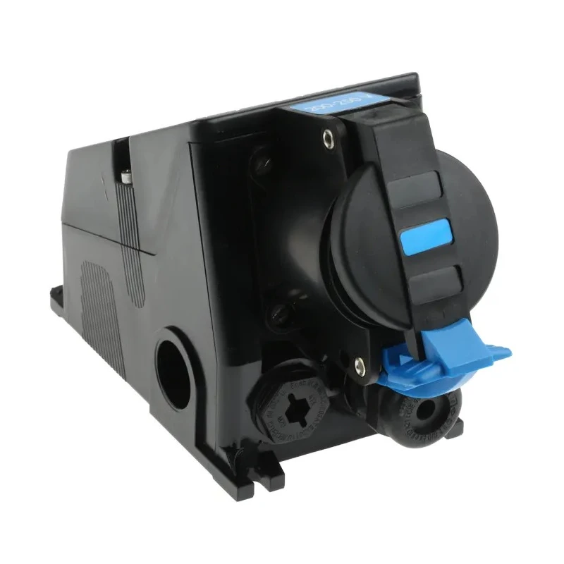 Emerson Appleton Surface Mount Industrial Power Connector 16A, 2P+PE, Polycarbonate, IP66, Blue 
