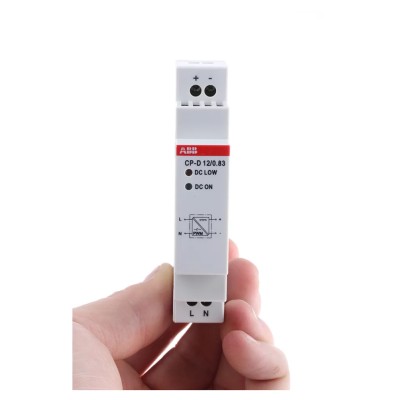 ABB Switched Mode DIN Rail Power Supply 10W, AC/DC Input 100–240V AC, 12V DC 800mA 1SVR427041R1000 - CP-D 12/0.83,1SVR4