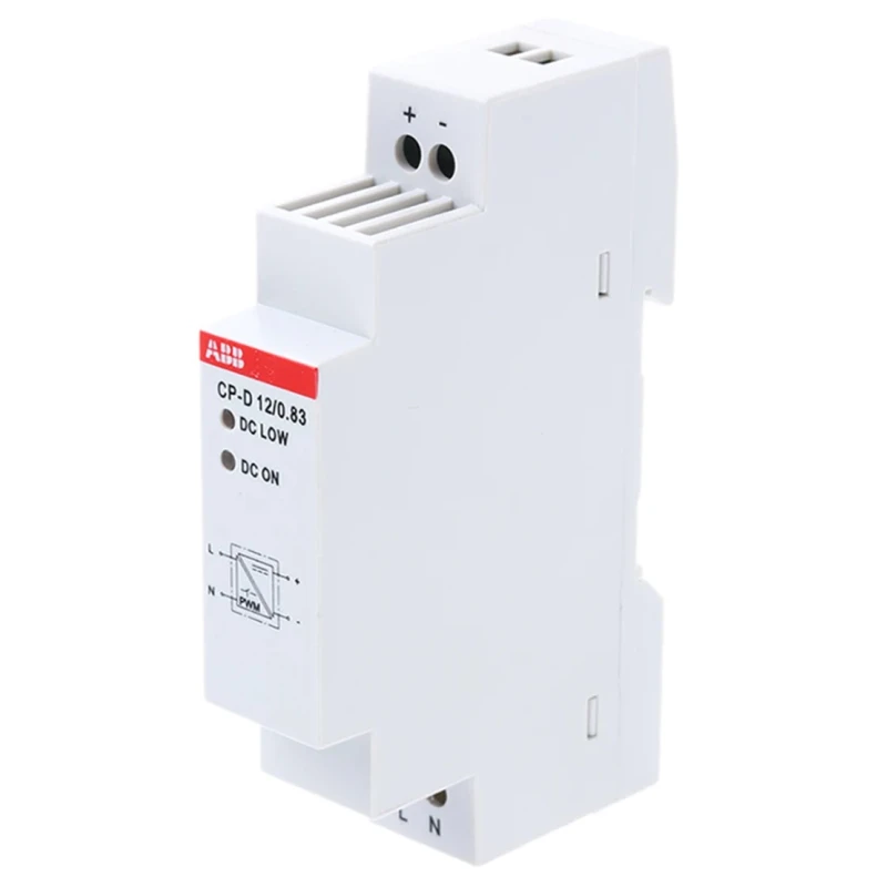 ABB Switched Mode DIN Rail Power Supply 10W, AC/DC Input 100–240V AC, 12V DC 800mA 1SVR427041R1000 - CP-D 12/0.83,1SVR4
