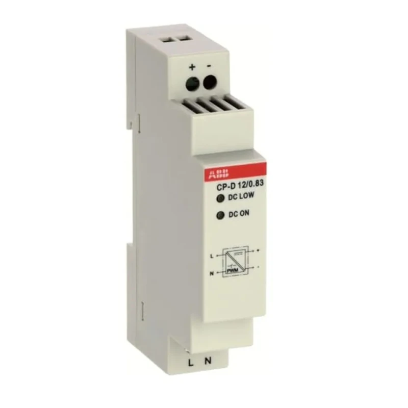 ABB Switched Mode DIN Rail Power Supply 10W, AC/DC Input 100–240V AC, 12V DC 800mA 1SVR427041R1000 - CP-D 12/0.83,1SVR4
